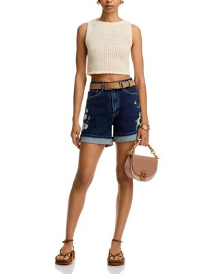 Aria X Daisy Bee Daze Denim Shorts