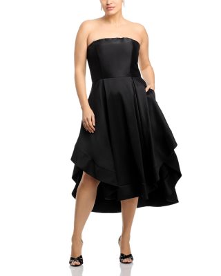 Mikado Strapless Midi Gown - 100% Exclusive