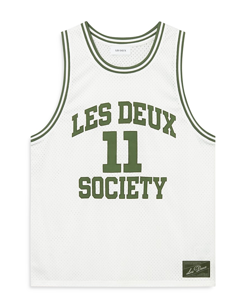 Les Deux Silas Mesh Tank Top Light Ivory In Ivory