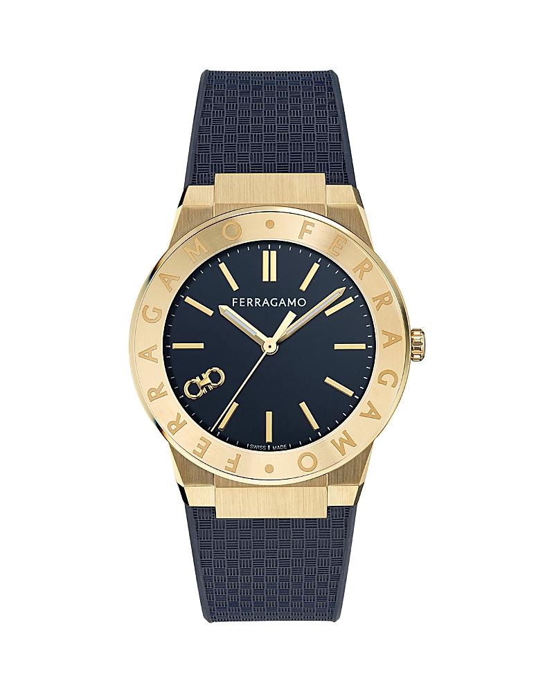 Ferragamo Sapphire Logo Watch, 41mm