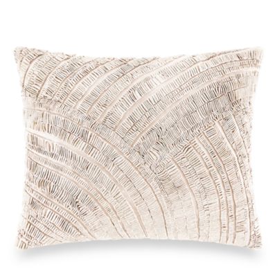 Foil Printed & Textured Decorative Pillow, 16" x 20"