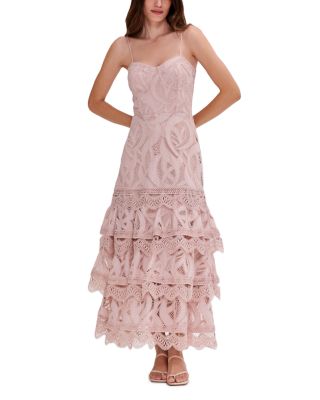 Aura Lace Floral Midi Dress