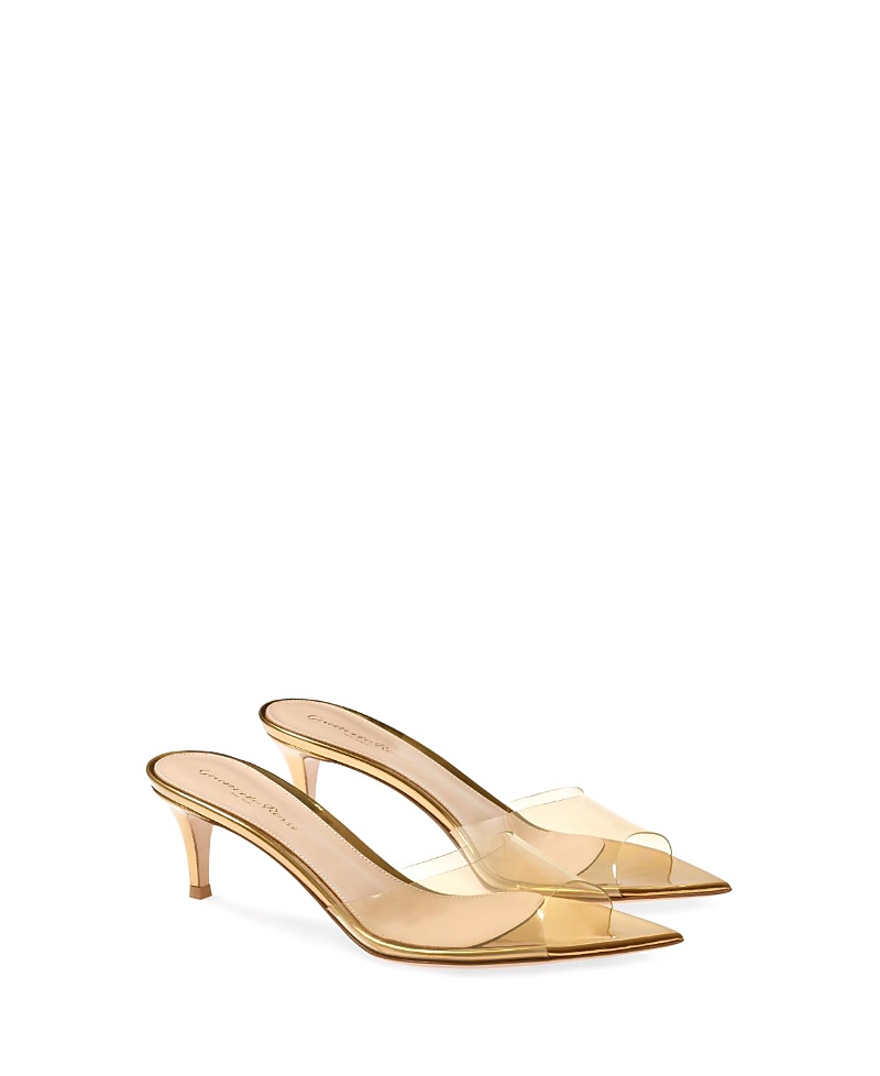 Gianvito Rossi Women's Elle 55 Mules In Gold