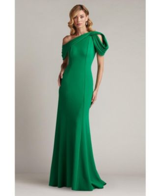 Copley Shoulder Drape Gown