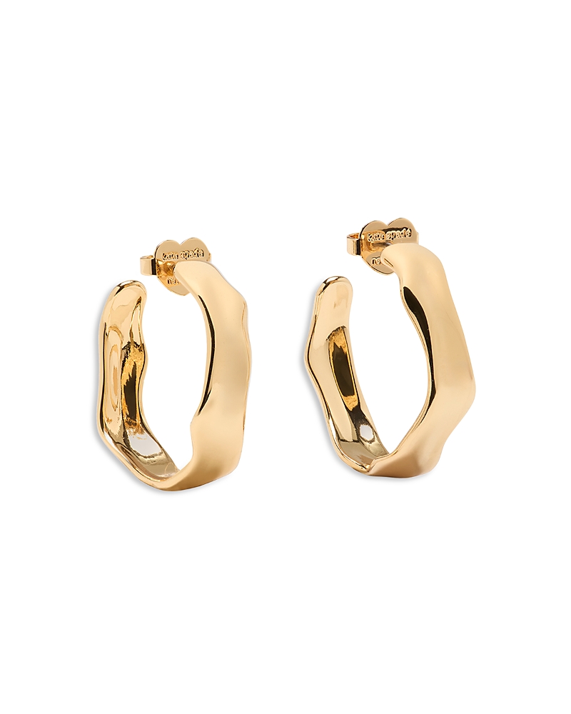 Kate Spade New York Molten Huggie Hoop Earrings In Gold Tone In Gold