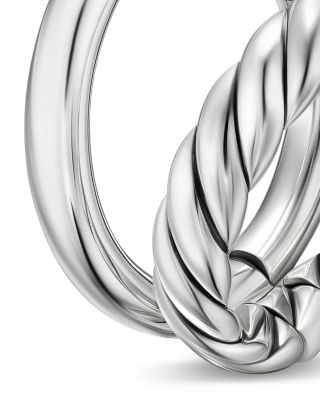 DY Mercer Two Row Ring in Sterling Silver, 8mm
