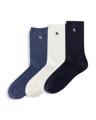 Classic Rib Trouser Socks, Pack of 3