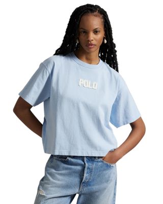 Logo Cotton Jersey Crewneck Tee