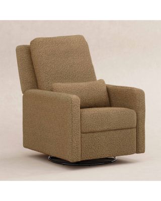 Sigi Recliner and Swivel Glider in Faux Shearling
