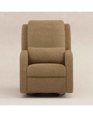 Sigi Recliner and Swivel Glider in Faux Shearling
