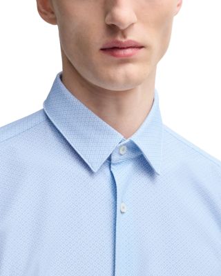 Hank Kent Slim Fit Button Front Shirt