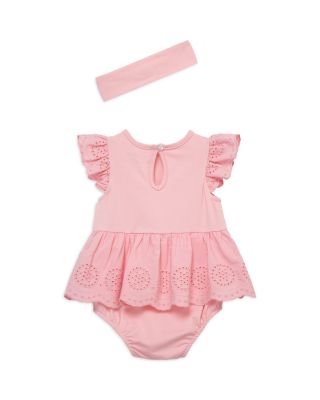 Girls' Candy Eyelet Bodysuit & Headband Set - Baby