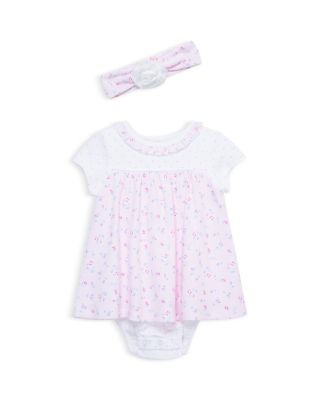 Little Me - Girls' Rosebud Bodysuit & Headband Set - Baby