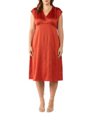 Estelle Plus - Burning Desert Midi Dress