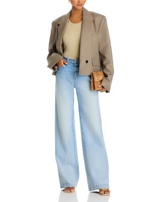 Clayton High Rise Wide Leg Jeans in Conway