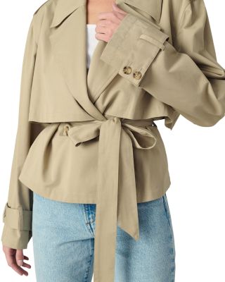 The Liz Cropped Trench Coat