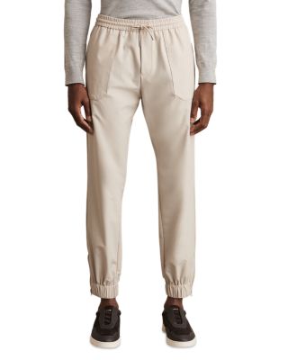 Relaxed Drawstring Technical Cuffed Trousers