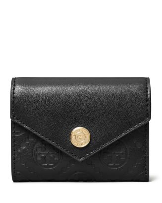 Tory Burch Small T Monogram Leather Envelope Wallet