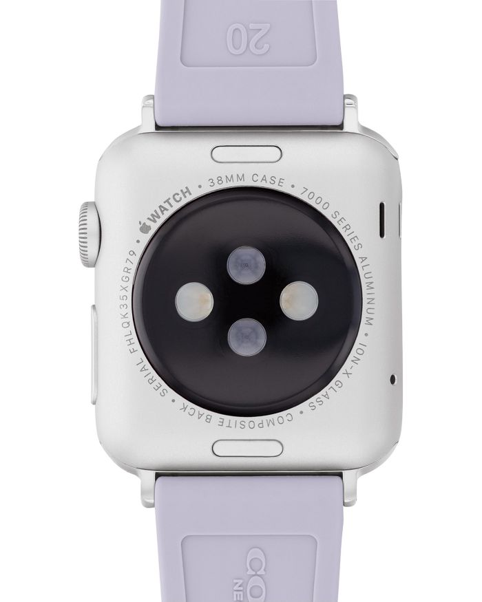 Apple Watch® Purple Floral Print Silicone Strap, 38/40/41mm