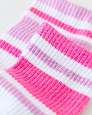 Mix Match Stripe Crew Socks