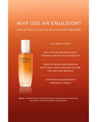 Concentrated Ginseng Rejuvenating Emulsion 4.2 oz.