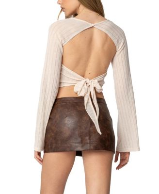 Rachelle Tied Backless Top