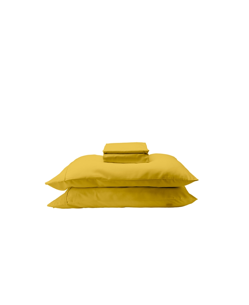 Ettitude Cleanbamboo Hemp Linen+ Sheet Set, California King In Honey