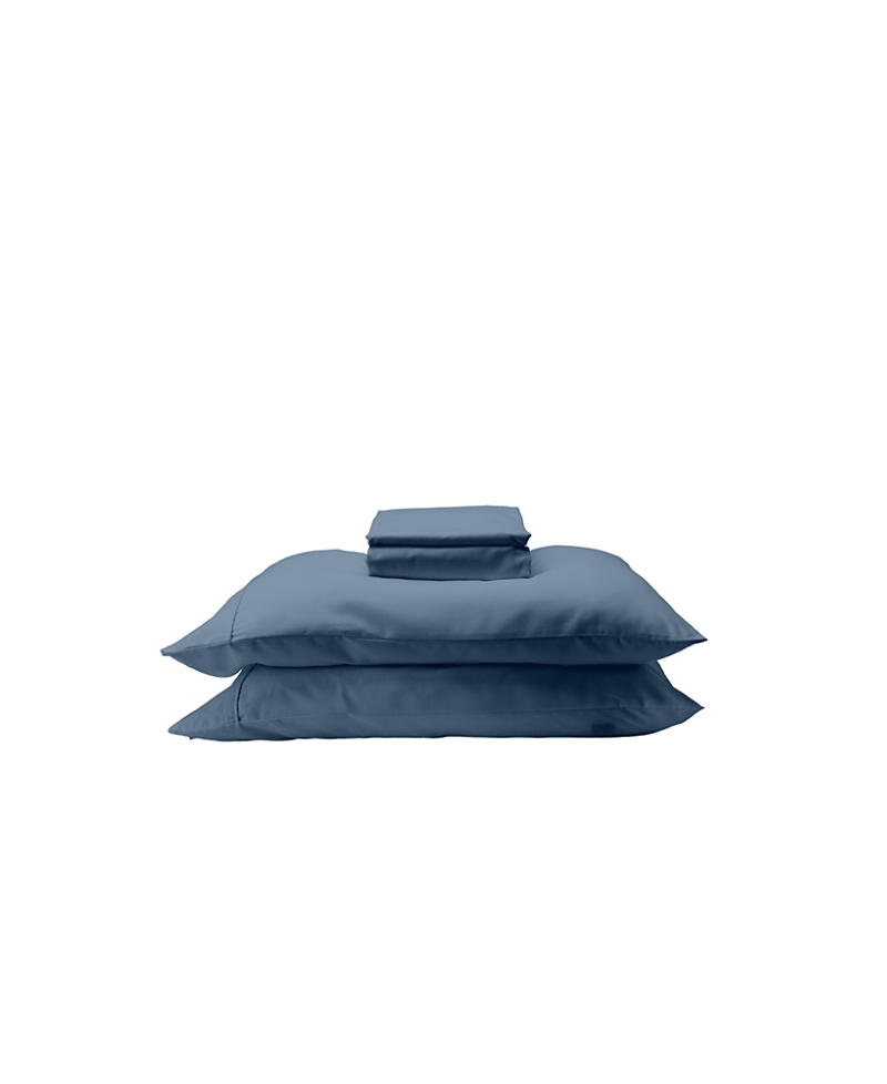 Ettitude Cleanbamboo Hemp Linen+ Sheet Set, California King In Ink