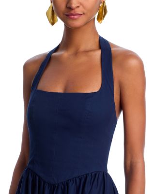 Halter Midi Dress - Exclusive