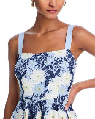 Floral Lace Midi Dress - Exclusive