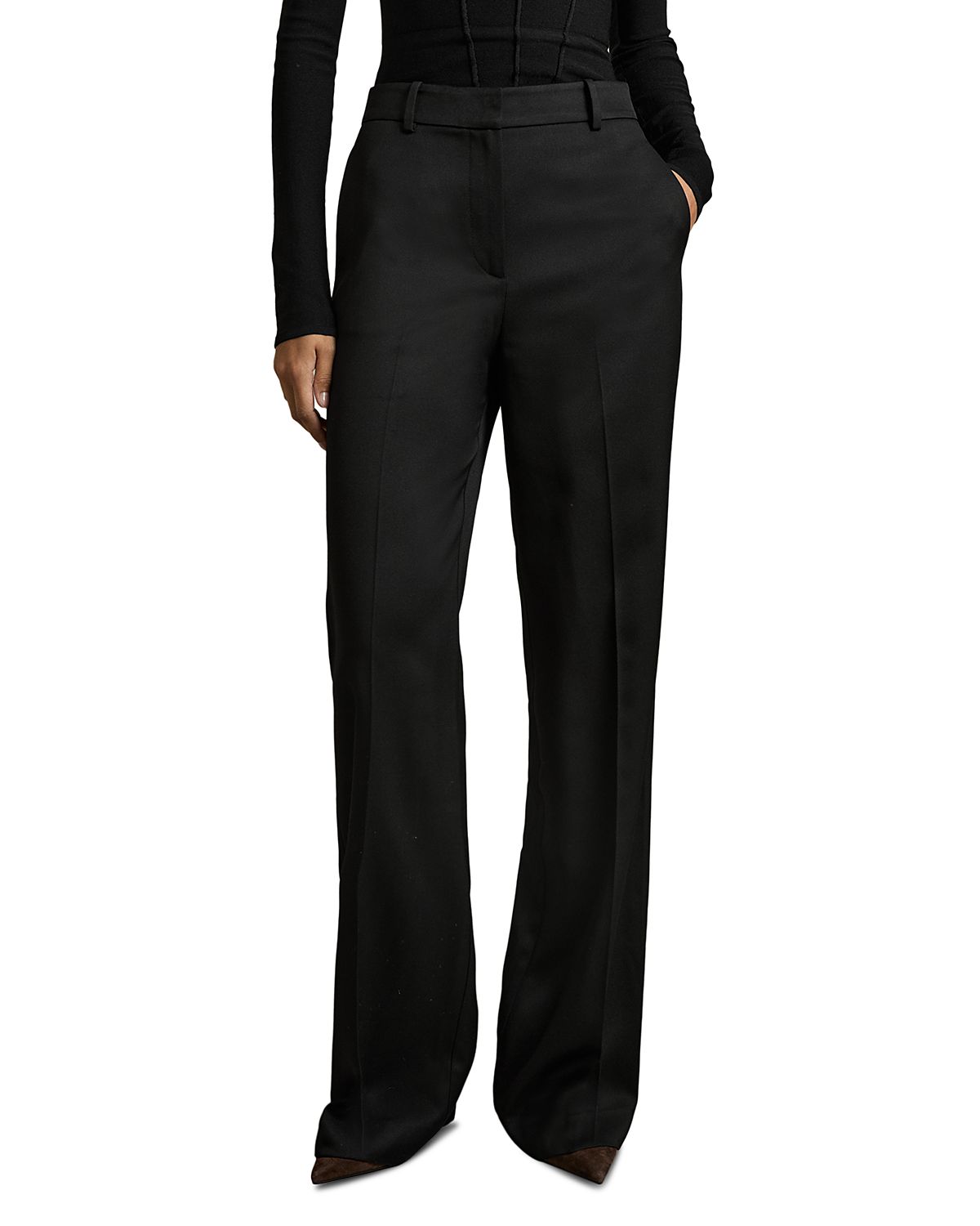 Reiss Millie Wide Leg Trousers