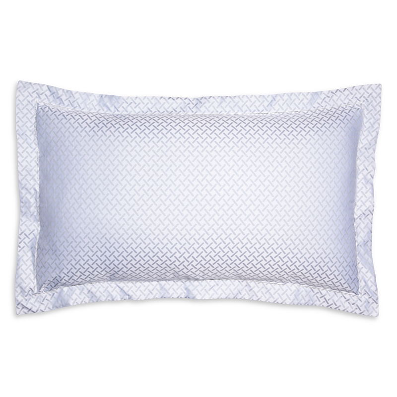 Amalia Home Collection Luso Silk Blend Sham, Standard, Set Of 2 In White