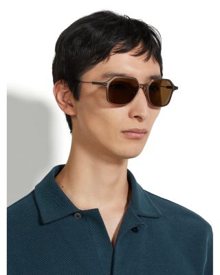 Aluminum & Metal Sunglasses, 53mm