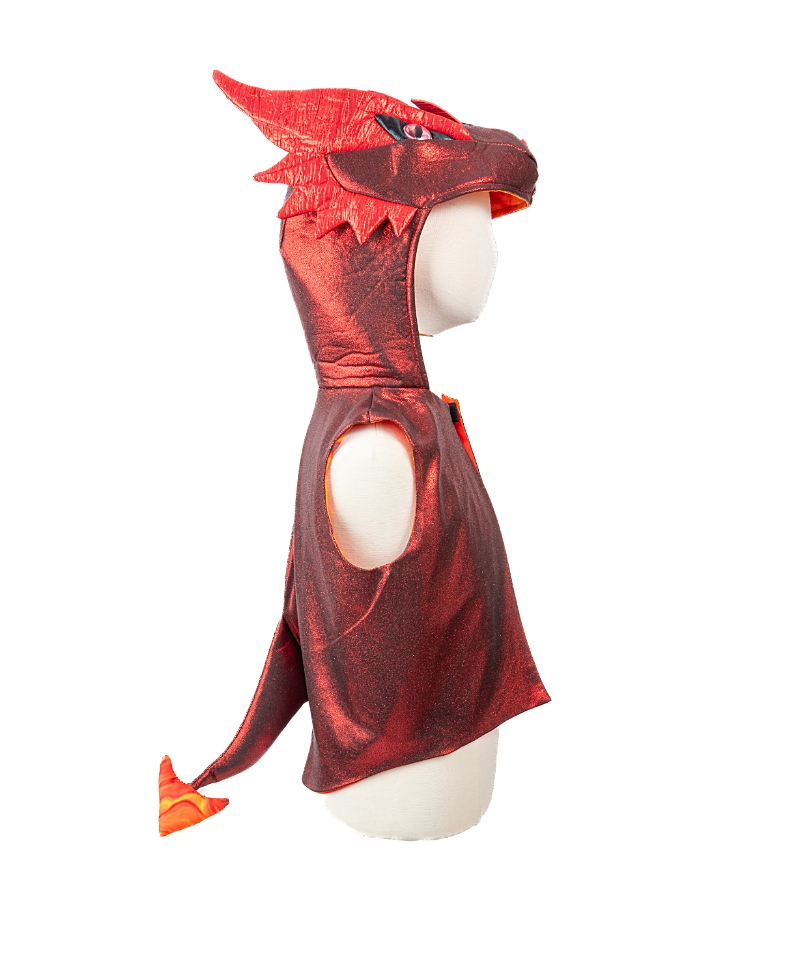 Great Pretenders The All Day Everday Dragon Vest Costume - Age 3-6 Years