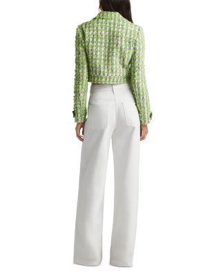 Eyelash Colorful Plaid Jacket