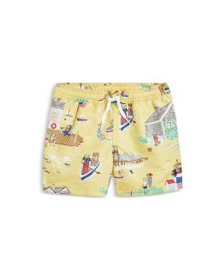 Ralph Lauren - Boys' Traveler Polo Bear Swim Trunks - Little Kid