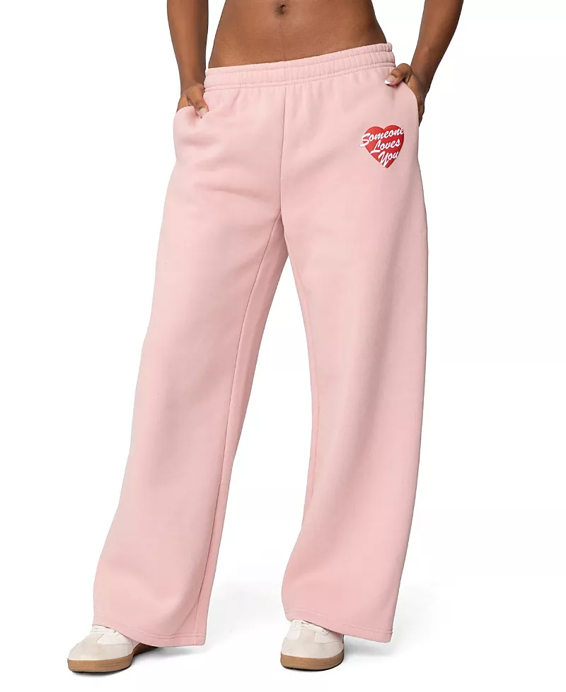 Edikted Someone Loves You Sweatpants