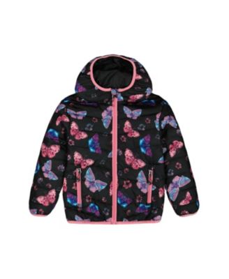 Deux par Deux - Girls' Printed Quilted Mid-Season Jacket - Big Kid