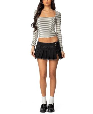 Gabriela Pleated Mini Skort