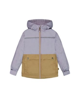 Deux par Deux - Girls' Colorblock Mid-Season Jacket - Little Kid