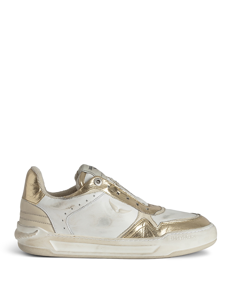 Zadig & Voltaire Wings Sneakers In Flash