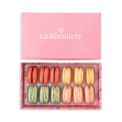 12 Piece La Vie En Rose Macarons