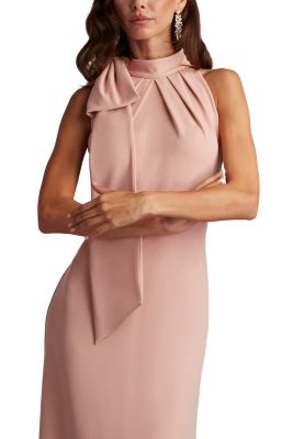 Sims Shoulder Bow Halter Gown