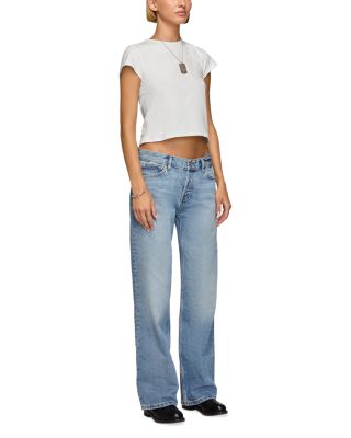 Low Rise Straight Leg Jeans