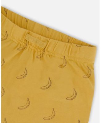 Boys' Printed Organic Cotton Top and Short Set - Baby