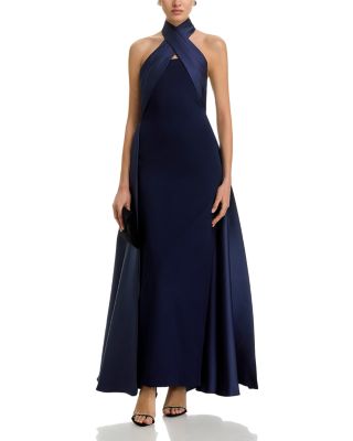 Halter Mikado Gown - Exclusive 