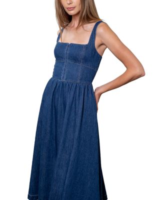 Denim Midi Dress