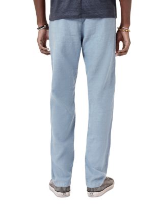 Flint Linen Blend Flared Leg Pants