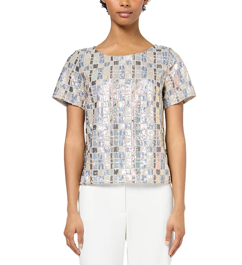GERARD DAREL UZE SEQUINNED TOP