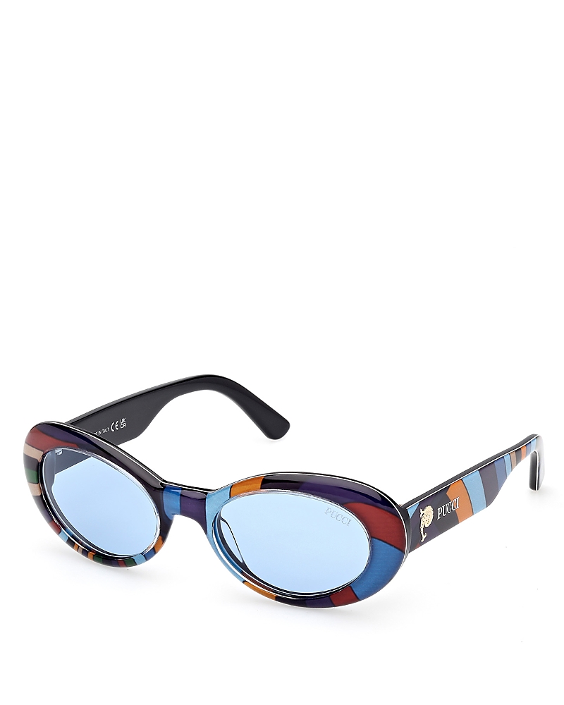 Pucci Oval Sunglasses, 53mm · OS